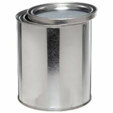 Metal Cut Cans 946ml (quart) Metal Can tray at Colour Land