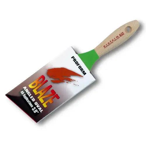 Proform Blaze Oval Angled Cut with Standard Handle Brush 3" brush at Colour Land