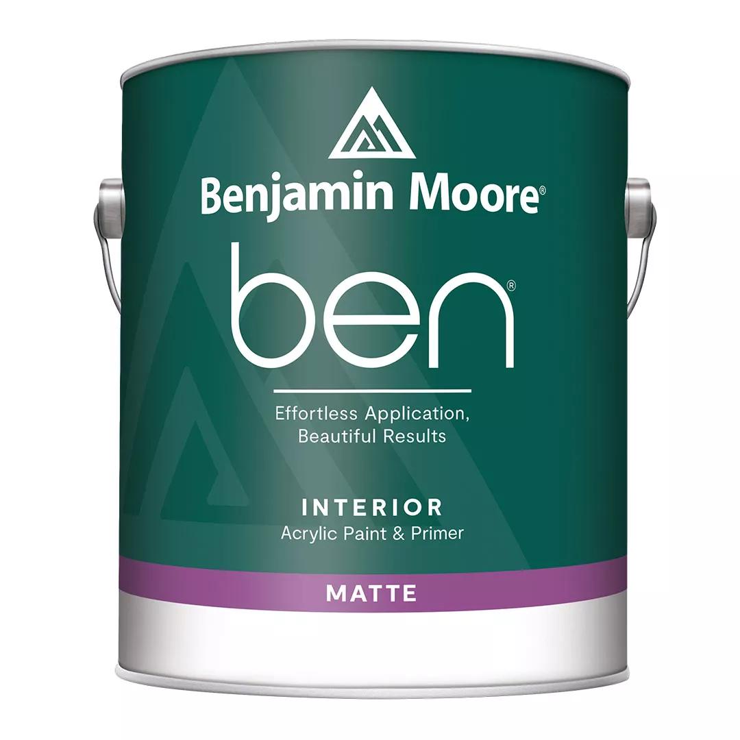 Benjamin Moore ben Interior Paint, matte F624