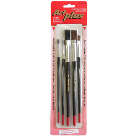 Bennet Art Plus Assorted Hobby Paint brush Set of 5