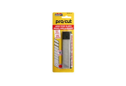 BENNETT PRO LBL-10 10 Pack Large Utility Knife Blades patching at Colour Land