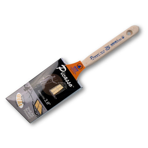 Picasso Angled Oval Paint Brush Standard handle | Colour Land