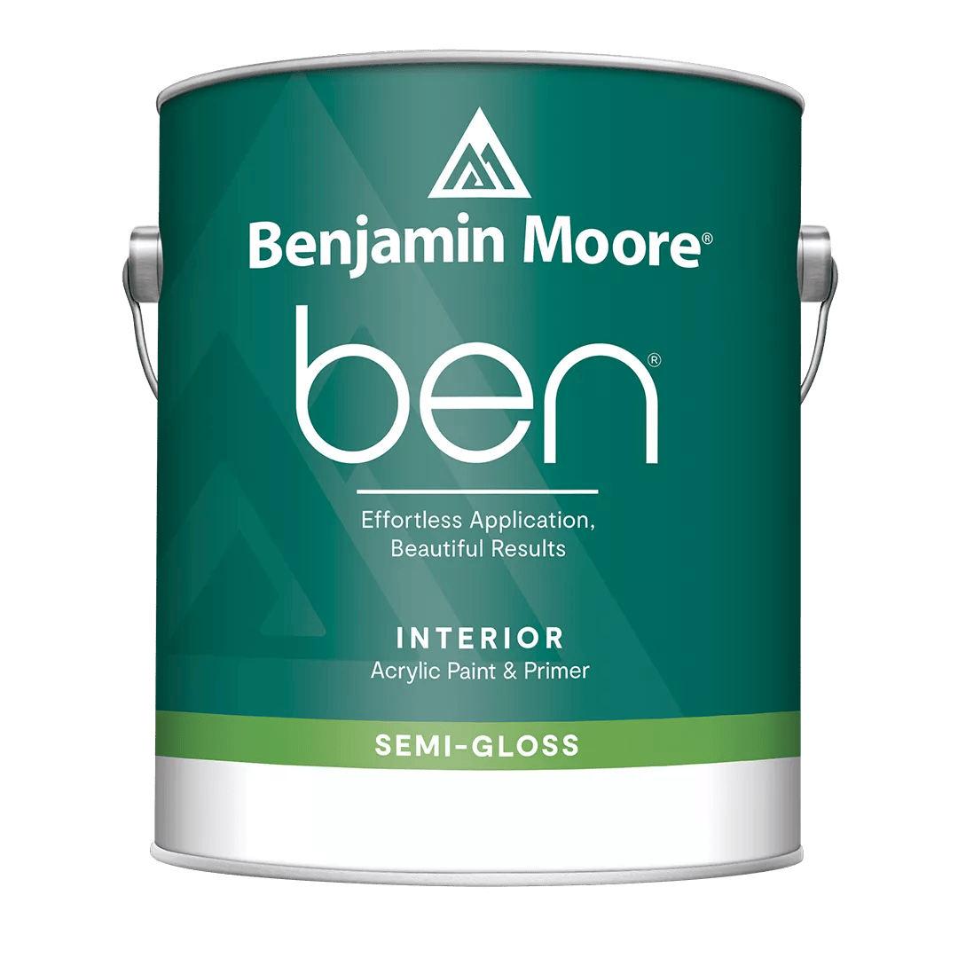 Benjamin Moore ben Interior Paint, semi gloss F627