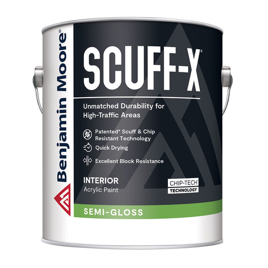 Benjamin Moore SCUFF-X Interior Paint, semi gloss F487